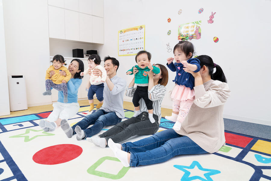 ヤマハ英語教室0歳児コース「えいご★デビュー」のレッスン風景